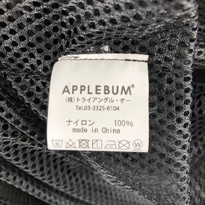 【中古品】【メンズ】 APPLEBUM アップルバム ナイロン ジャケット トレーニング ジャケット ジム ウェア ウインドブレーカー ブランド 古着 142-250207-mh-01-fuz サイズ：XL カラー：ブラック 万代Net店