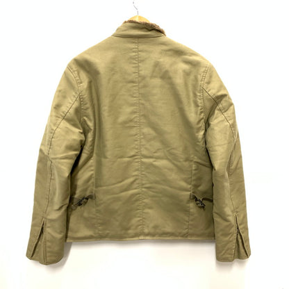 【中古品】【メンズ】 HOUSTON ヒューストン N-1 RIDERS JACKET ライダースジャケット アウター ブランド 古着 145-250208-gm-06-fuz サイズ：42R カラー：カーキ 万代Net店