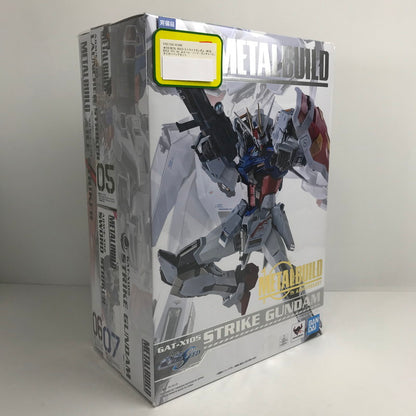 【中古品】 完備品 METAL BUILD ストライクガンダム -METAL BUILD 10th Ver.＆エール・ソード・ランチャーストライカーパックセット 056-260209-io-31-fuzh 万代Net店