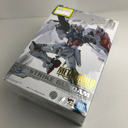 【中古品】 完備品 METAL BUILD ストライクガンダム -METAL BUILD 10th Ver.＆エール・ソード・ランチャーストライカーパックセット 056-260209-io-31-fuzh 万代Net店