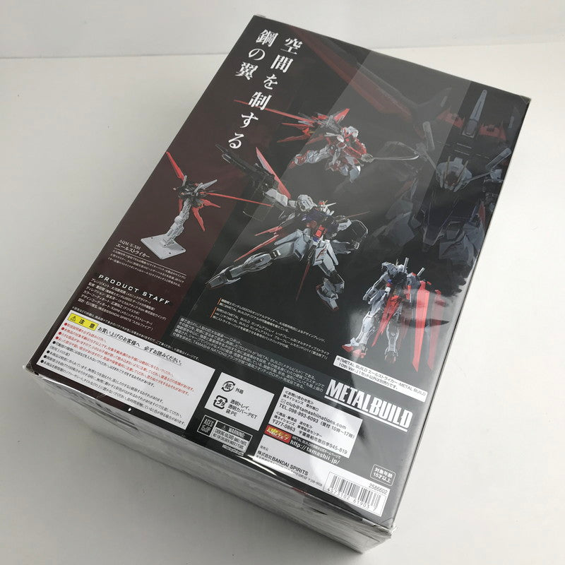 【中古品】 完備品 METAL BUILD ストライクガンダム -METAL BUILD 10th Ver.＆エール・ソード・ランチャーストライカーパックセット 056-260209-io-31-fuzh 万代Net店