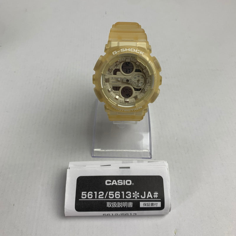 【中古品】【メンズ】 G-SHOCK GMA S140NC 腕時計 時計 ジーショック 196-250208-st-09-fuz カラー：イエロー 万代Net店