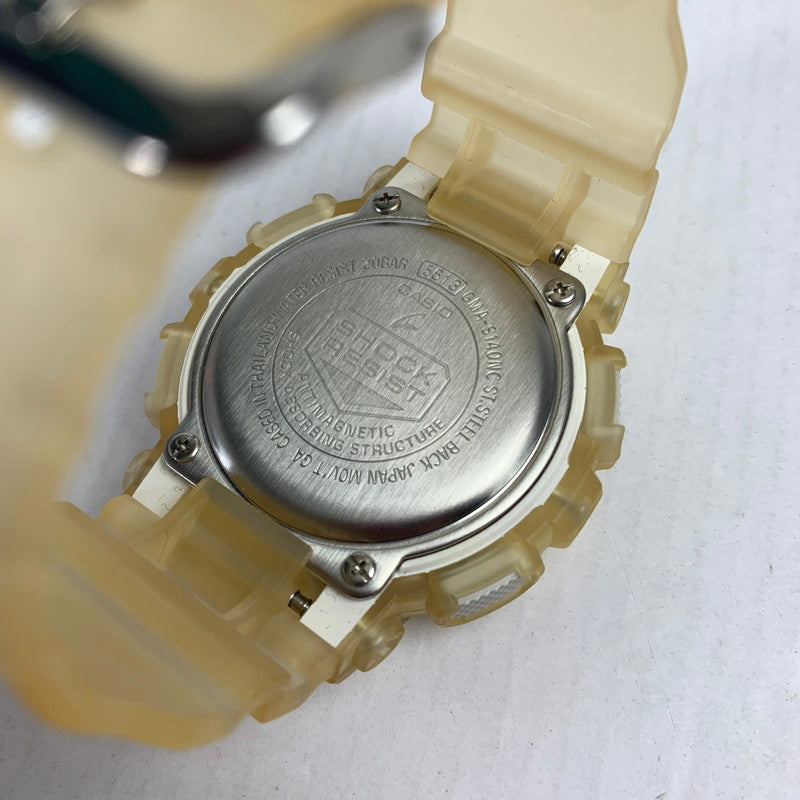 【中古品】【メンズ】 G-SHOCK GMA S140NC 腕時計 時計 ジーショック 196-250208-st-09-fuz カラー：イエロー 万代Net店