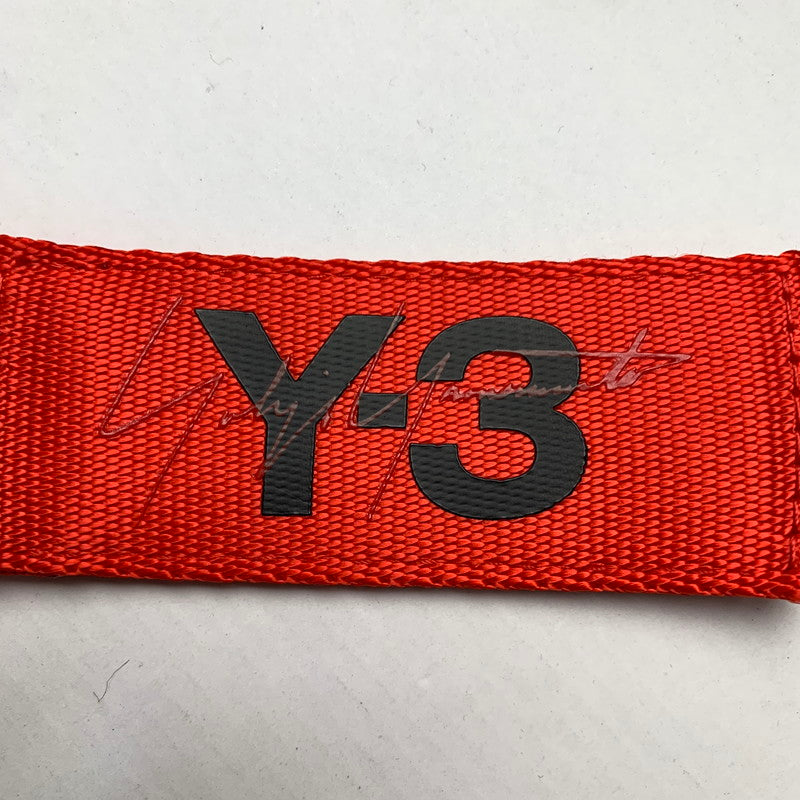 【中古品】【メンズ】  Y-3 BELT ベルト ワイスリー 205-250209-st-07-fuz サイズ：L/130cm カラー：レッド 万代Net店