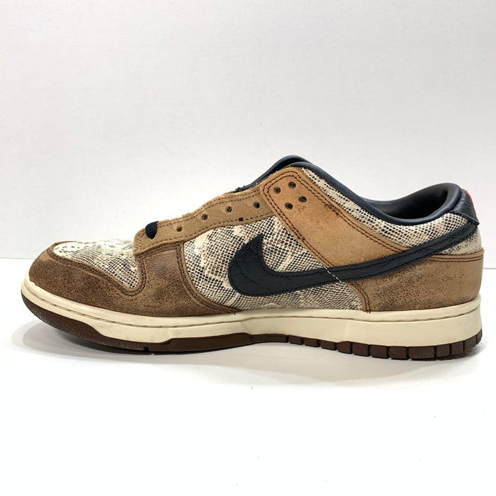 【中古品】【メンズ】 NIKE ナイキ FJ5434-120 DUNK LOW PRM "HEAD 2 HEAD/CO.JP"(2023) 160-250215-gm-38-fuz サイズ：28.5cm カラー：パイソン柄 万代Net店