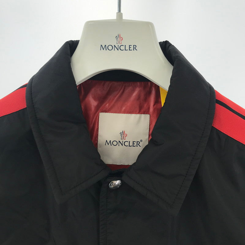 【中古品】【メンズ】  MONCLER PALM ANGELS TANGSI モンクレール パームエンジェルス コーチジャケット アウター ジャケット ブランド 古着 141-250211-mh-09-fuz サイズ：4 カラー：ブラック 万代Net店