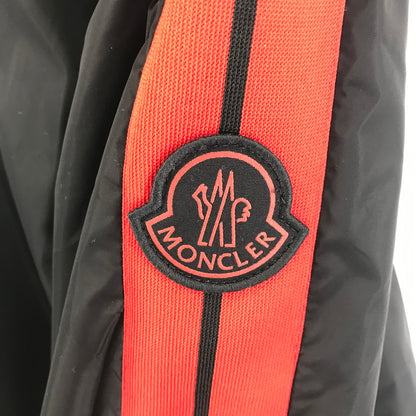 【中古品】【メンズ】  MONCLER PALM ANGELS TANGSI モンクレール パームエンジェルス コーチジャケット アウター ジャケット ブランド 古着 141-250211-mh-09-fuz サイズ：4 カラー：ブラック 万代Net店