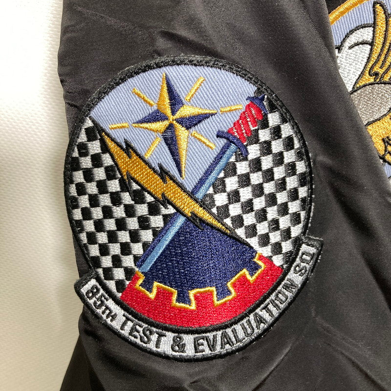 【中古品】【メンズ】 HOUSTON ヒューストン PATCH CWU-36 P FLIGHT JACKET パッチ フライト ジャケット ブランド 古着 145-250212-mh-10-fuz サイズ：XL カラー：ブラック 万代Net店