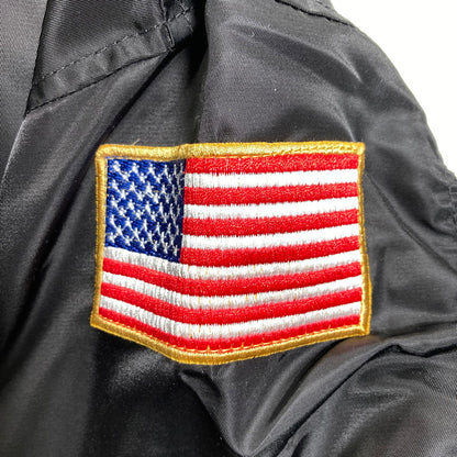 【中古品】【メンズ】 HOUSTON ヒューストン PATCH CWU-36 P FLIGHT JACKET パッチ フライト ジャケット ブランド 古着 145-250212-mh-10-fuz サイズ：XL カラー：ブラック 万代Net店