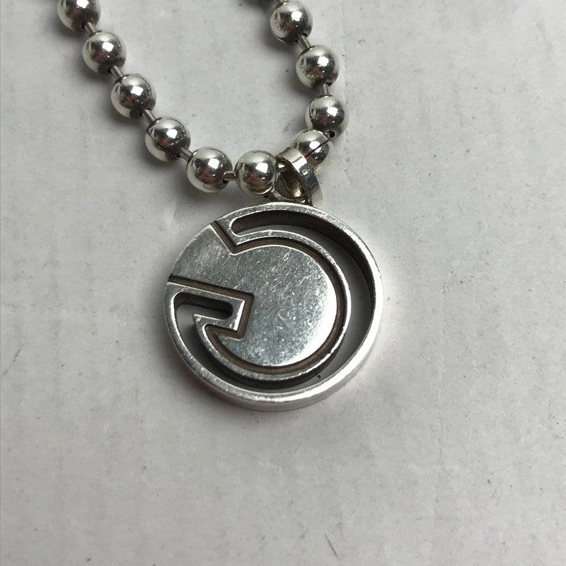 【中古品】【メンズ/レディース】 GUCCI グッチ Gロゴ ブレスレット ボールチェーン SILVER 925 シルバー 925 183-250211-mh-14-fuz カラー：SILVER925 万代Net店