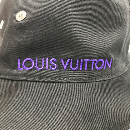 【中古美品】【メンズ/レディース】 LOUIS VUITTON ルイ・ヴィトン M77851 シャポーモノグラム エッセンシャル バケットハット リバーシブル モノグラム 帽子 179-250213-mh-04-fuz カラー：ブラック パープル 万代Net店