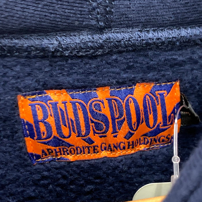 【中古品】【メンズ】 BUDSPOOL 100 MILLIONS HEAVY WEIGHT HOODED SWEAT パーカー ブランド 古着 142-250215-gm-05-fuz サイズ：L カラー：ネイビー 万代Net店