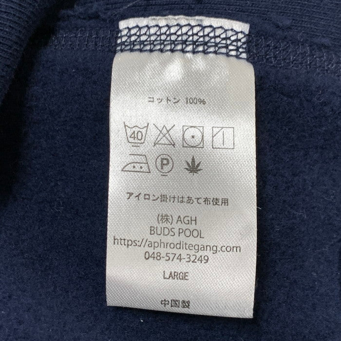 【中古品】【メンズ】 BUDSPOOL 100 MILLIONS HEAVY WEIGHT HOODED SWEAT パーカー ブランド 古着 142-250215-gm-05-fuz サイズ：L カラー：ネイビー 万代Net店