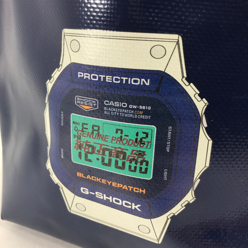 【中古品】【レディース】 BLACKEYEPATCH×G-SHOCK ブラックアイパッチ×ジーショック トートバッグ NAVY カバン バッグ かばん ※スレあり 188-260711-io-57-fuzh 万代Net店