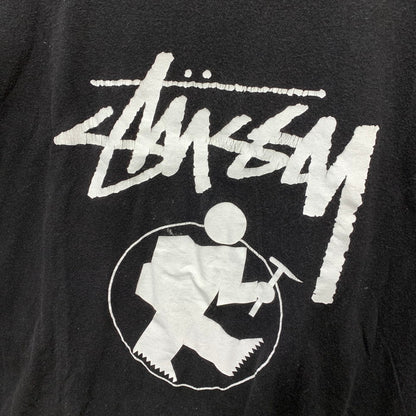 【中古品】【メンズ】 STUSSY ステューシー 半袖Tシャツ カットソー トップス ブランド 古着 142-250216-gm-02-fuz サイズ：L カラー：ブラック 万代Net店