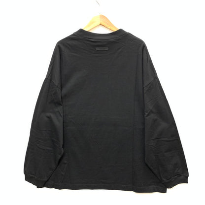 【中古品】【メンズ】 ESSENTIALS JERSEY LONG SLEEVE TEE 長袖Tシャツ カットソー トップス ブランド 古着 142-250222-gm-03-fuz サイズ：M カラー：ブラック 万代Net店