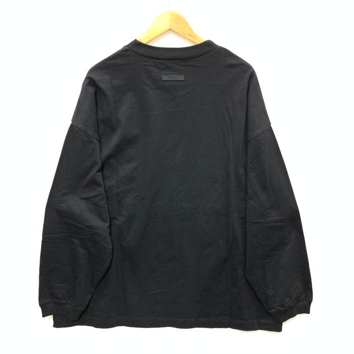 【中古品】【メンズ】 ESSENTIALS JERSET LONG SLEEVE TEE 長袖Tシャツ カットソー トップス ブランド 古着 142-250222-gm-02-fuz サイズ：S カラー：ブラック 万代Net店