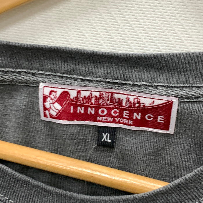 【中古品】【メンズ】 INNOCENCE NEW YORK×THE GALLERY BOX 半袖Tシャツ カットソー トップス ブランド 古着 141-250222-gm-17-fuz サイズ：XL カラー：ブラック 万代Net店