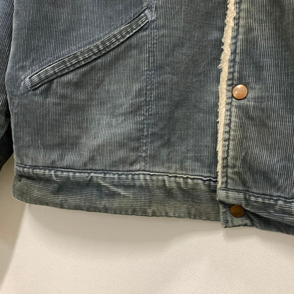 【中古品】【メンズ】 Wrangler ラングラー 70s 黒タグ ボアジャケット アウター ブランド 古着 145-250222-gm-20-fuz サイズ：不明 カラー：グレー ブルー 万代Net店