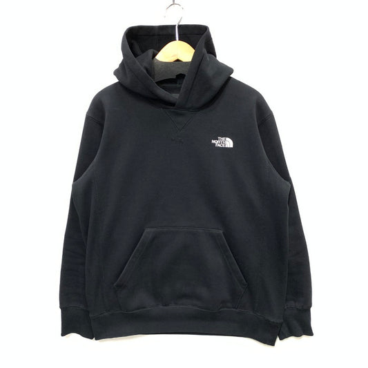 【中古品】【メンズ】 THE NORTH FACE ザ・ノースフェイス NT61835 SQUARE LOGO HOODIE パーカー トップス ブランド 古着 144-250223-gm-27-fuz サイズ：L カラー：ブラック 万代Net店