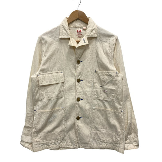 【中古品】【メンズ】 BALANCE+HARMONY カバーオールジャケット アウター ブランド 古着 145-250323-gm-10-fuz サイズ：M カラー：ホワイト 万代Net店