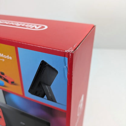 【中古美品】 未使用 Nintendo Switch 有機ELモデル Joy-Con ネオンブルー/ネオンレッド ニンテンドースイッチ ゲーム機本体 034-250224-vt-02-fuz 万代Net店