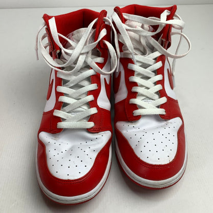 【中古品】【メンズ】 NIKE ナイキ DD1399-106 DUNK HI RETRO CHAMPIONSHIP ダンク ハイ シューズ 靴 スニーカー 160-250223-gm-20-fuz サイズ：29cm カラー：ホワイト レッド 万代Net店