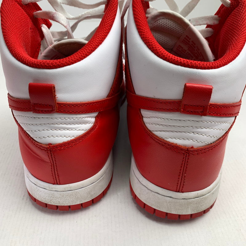 【中古品】【メンズ】 NIKE ナイキ DD1399-106 DUNK HI RETRO CHAMPIONSHIP ダンク ハイ シューズ 靴 スニーカー 160-250223-gm-20-fuz サイズ：29cm カラー：ホワイト レッド 万代Net店