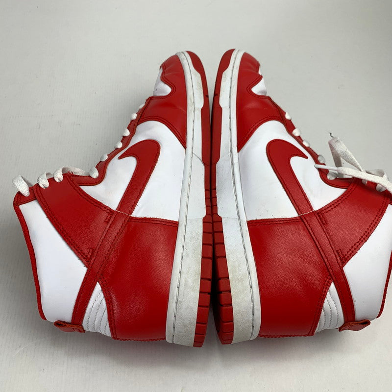 【中古品】【メンズ】 NIKE ナイキ DD1399-106 DUNK HI RETRO CHAMPIONSHIP ダンク ハイ シューズ 靴 スニーカー 160-250223-gm-20-fuz サイズ：29cm カラー：ホワイト レッド 万代Net店