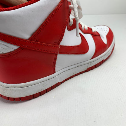 【中古品】【メンズ】 NIKE ナイキ DD1399-106 DUNK HI RETRO CHAMPIONSHIP ダンク ハイ シューズ 靴 スニーカー 160-250223-gm-20-fuz サイズ：29cm カラー：ホワイト レッド 万代Net店