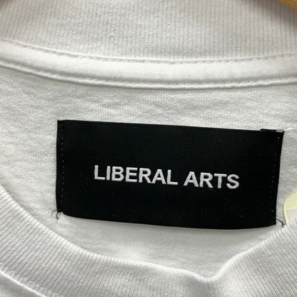 【中古美品】【メンズ】 LIBERAL ARTS 長袖Tシャツ カットソー トップス ブランド 古着 142-250302-gm-12-fuz サイズ：M カラー：ホワイト 万代Net店