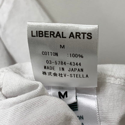 【中古美品】【メンズ】 LIBERAL ARTS 長袖Tシャツ カットソー トップス ブランド 古着 142-250302-gm-11-fuz サイズ：M カラー：ホワイト 万代Net店