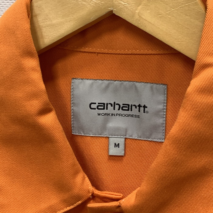 【中古品】【メンズ】 Carhartt カーハート 半袖ワークシャツ トップス ブランド 古着 145-250222-gm-13-fuz サイズ：M カラー：オレンジ 万代Net店