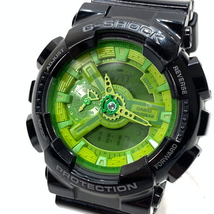 【中古品】【メンズ】 G-SHOCK ジーショック GA-110B クォーツ腕時計 196-250223-gm-22-fuz カラー：ブラック 万代Net店