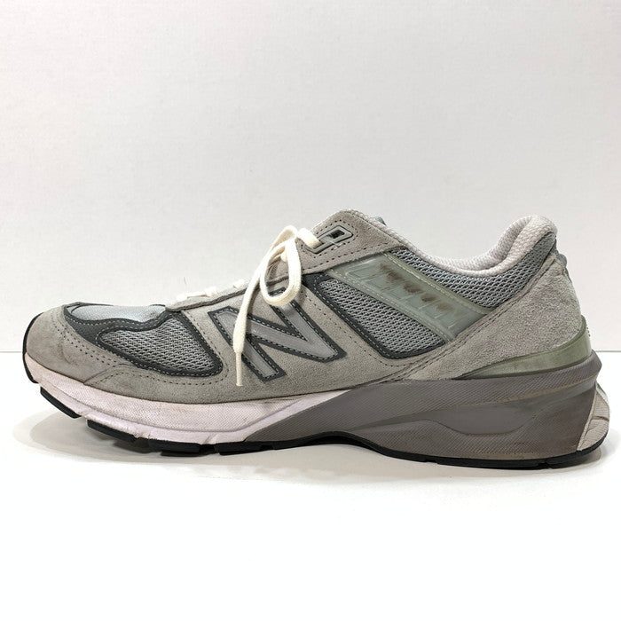 【中古品】【メンズ】 NEW BALANCE ニューバランス M990GL5 990V5 "GRAY" スニーカー 162-250301-gm-12-fuz サイズ：28.5cm カラー：グレー 万代Net店