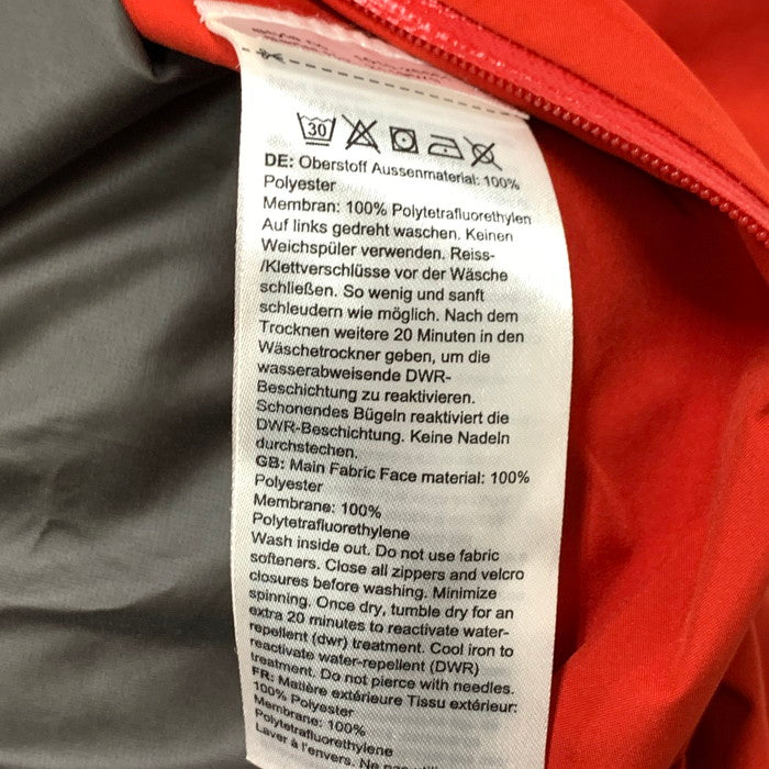 【中古品】【メンズ】 Mammut マムート 1010-26551 CLIMATE RAIN-SUIT AF ナイロンジャケット ブランド 古着  144-250223-gm-31-fuz サイズ：2XL カラー：レッド 万代Net店