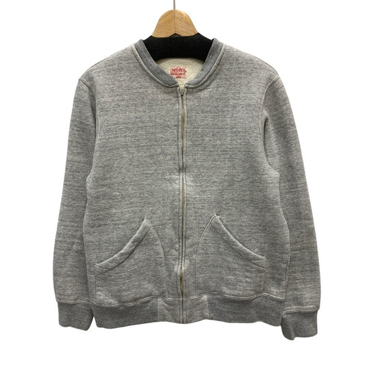 【中古品】【メンズ】 The REAL McCOY'S ザリアルマッコイズ SWEAT FULLZIP JACKET スウェットジャケット アウター ブランド 古着 145-250223-gm-04-fuz サイズ：L カラー：グレー 万代Net店