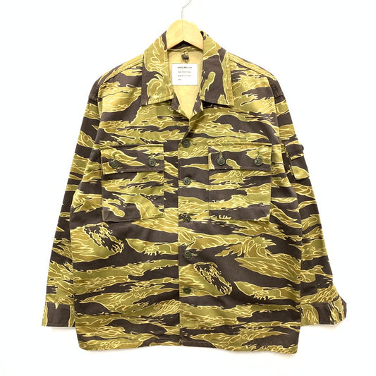 【中古品】【メンズ】 The REAL McCOY'S ザリアルマッコイズ TIGER CAMO COVERALLS カバーオール ジャケット アウター ブランド 古着 145-250222-gm-40-fuz サイズ：SM カラー：カーキ 万代Net店