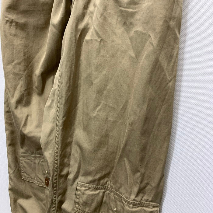 【中古品】【メンズ】 U.S.NAVY TALON AIR FORCE SUMMER FLYING SUIT フライングスーツ 古着 ヴィンテージ つなぎ 145-250222-gm-36-fuz サイズ：38 カラー：ベージュ 万代Net店