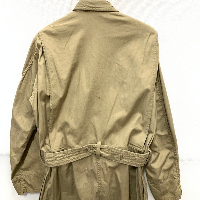 【中古品】【メンズ】 U.S.NAVY TALON AIR FORCE SUMMER FLYING SUIT フライングスーツ 古着 ヴィンテージ つなぎ 145-250222-gm-36-fuz サイズ：38 カラー：ベージュ 万代Net店