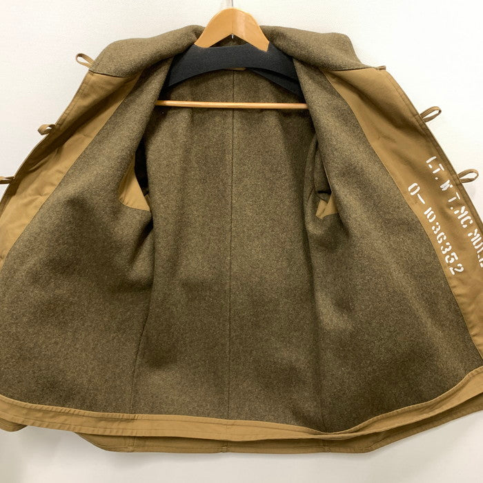 【中古品】【メンズ】 THE REAL MCCOY’S 6510082 COAT MACKINAW OD コート ジャケット アウター ブランド 古着 145-250222-gm-31-fuz サイズ：38 カラー：ベージュ 万代Net店