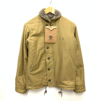 【中古品】【メンズ】 Buzz Rickson's バズリクソンズ BR12031 TYPE N-1 KHAKI"NAVY DEPARTMENT"SOLID MODEL  ジャケット 古着 145-250222-gm-30-fuz サイズ：XS カラー：カーキ 万代Net店