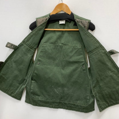 【現状渡し品】【メンズ】 LESQUIMAU ~80s フランス製 HUNTING VEST ハンティングベスト トップス ブランド 古着 145-250223-gm-11-fuz サイズ：44 カラー：カーキ 万代Net店