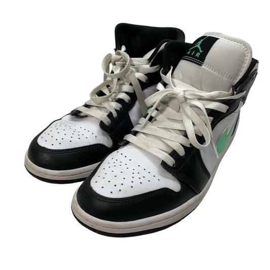 【中古品】【メンズ】 NIKE ナイキ DQ8426-103 AIR JORDAN 1 MID "GREEN GLOW" エアジョーダン 1 ミッド スニーカー 160-250301-gm-11-fuz サイズ：26cm カラー：ホワイト ブラック 万代Net店