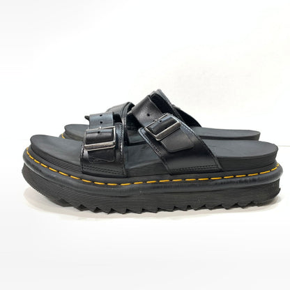 【中古品】【メンズ】 Dr.Martens ドクターマーチン サンダル シューズ 靴 164-250224-gm-22-fuz サイズ：UK8(27cm) カラー：ブラック 万代Net店