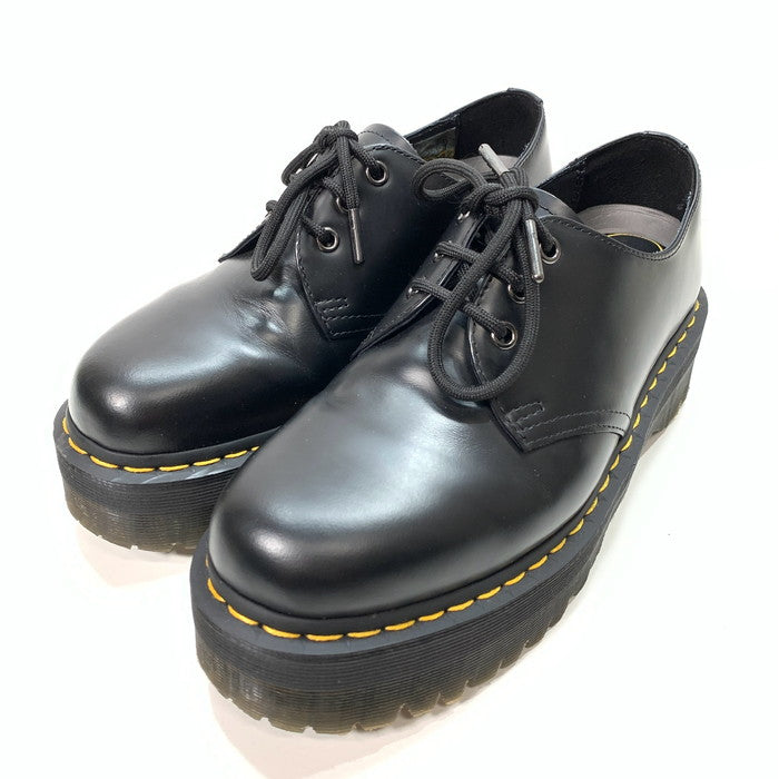 【中古品】【メンズ】 Dr.Martens ドクターマーチン 1461QUAD 厚底 3ホールドレスシューズ ブーツ 靴 164-250224-gm-21-fuz サイズ：UK8(27cm) カラー：ブラック 万代Net店