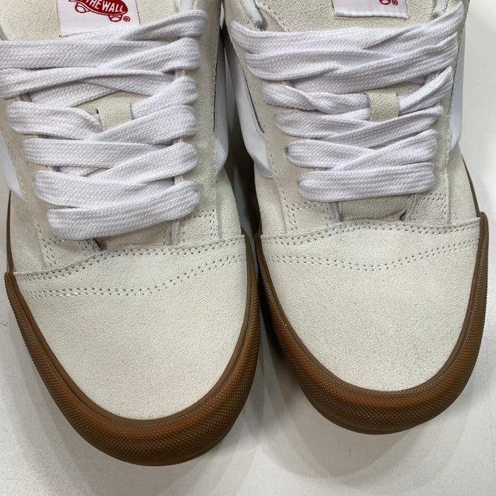 【中古品】【メンズ】 VANS バンズ KNU SKOOL ニュースクール スニーカー 162-250224-gm-40-fuz サイズ：28cm カラー：ホワイト 万代Net店