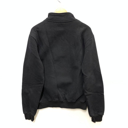 【中古品】【メンズ】 Carhartt カーハート AMERICAN SCRIPT SWEAT ハーフジップスウェット ブランド 古着 145-250224-gm-26-fuz サイズ：M カラー：ブラック 万代Net店