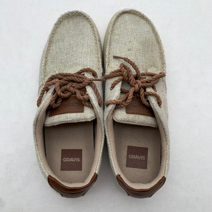 【中古品】【メンズ】 GRAVIS グラビス デッキシューズ ベージュ SIZE:26cm SKIPPER スキッパー スニーカー 靴 ※汚れあり 163-260811-io-62-fuzh カラー：Beige 万代Net店