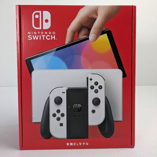 【中古美品】 未使用 Nintendo Switch 有機ELモデル Joy-Con ホワイト ニンテンドースイッチ ゲーム機本体 034-250224-vt-04-fuz 万代Net店